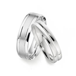 Patterned lesbian and gay wedding rings section