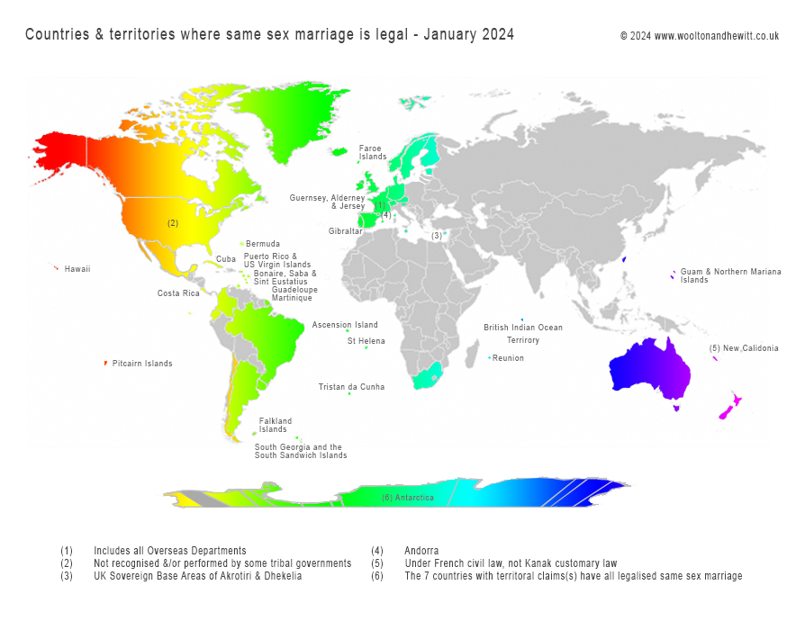 Same Sex Marriage Legal Countries 55