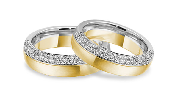Diamond Engagement Rings for Gay & Lesbian Couples - Mens & womens ...